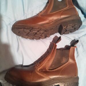 Safety slip on boots